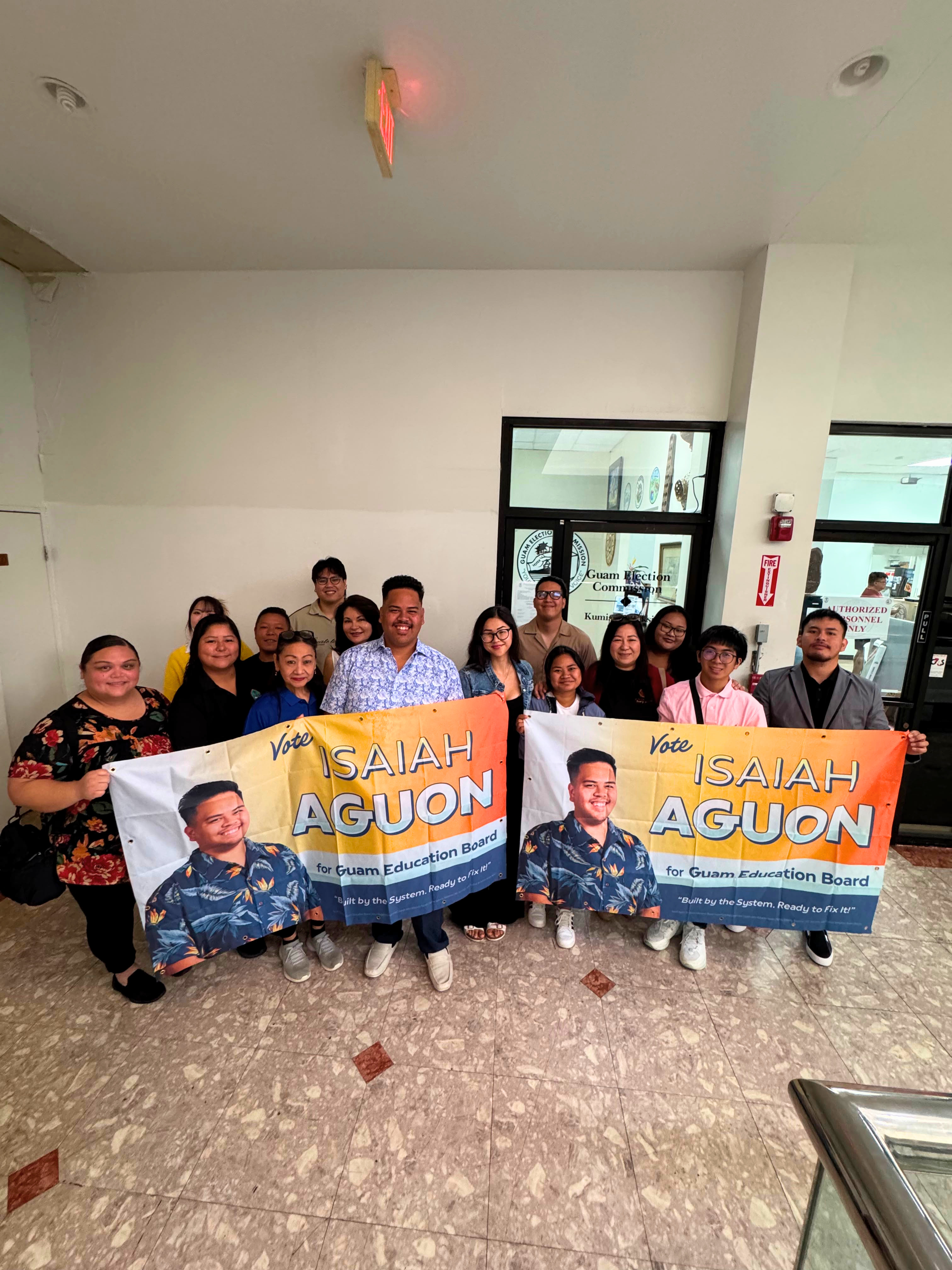 Isaiah John Aguon campaign photo 3
